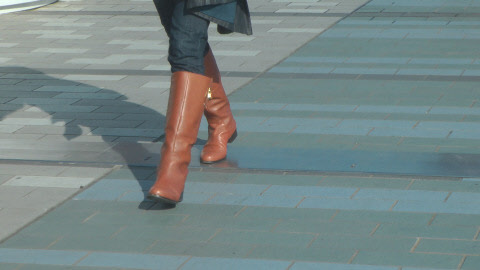 Girl-in-leather