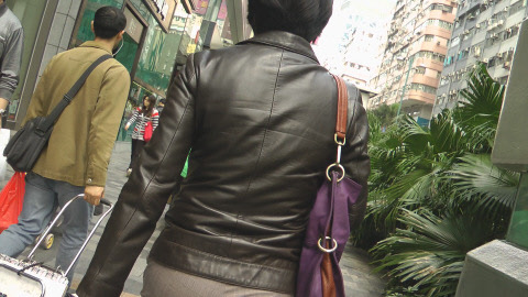 Girl-in-leather