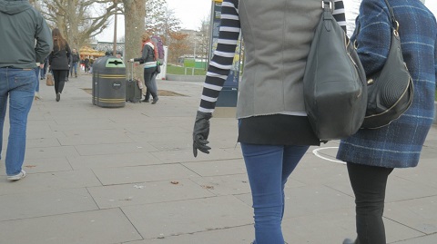 girl-leather-gloves-river